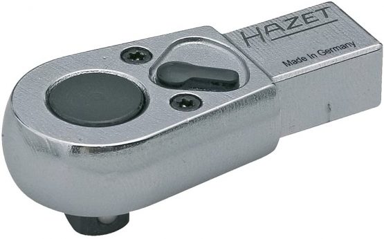 Hazet 6404-1 Insert Reversible Ratchet 1/2" 14x18, Chrome-Plated, 1/2-Inch 14 x 18 mm