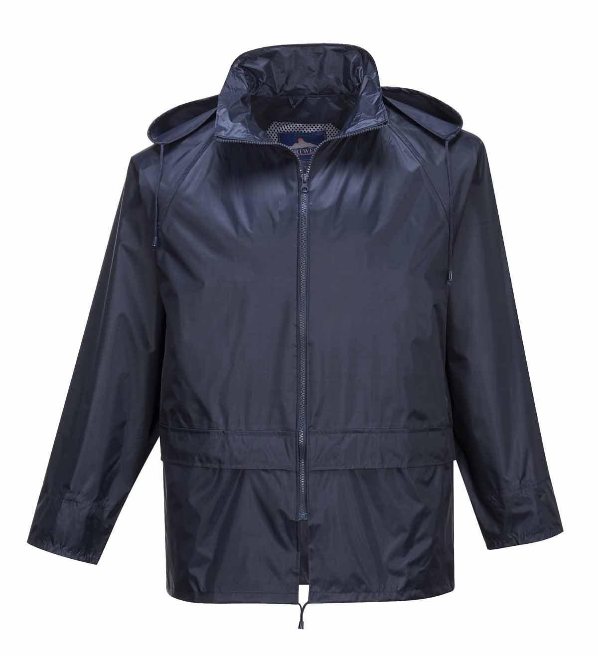 Portwest L440 Essentials Rainsuit Waterproof Lightweight Breathable Jacket & Trousers Pack-Away Hood Adjustable Fit Taped Seams Outdoor Workwear Protection - Image 3