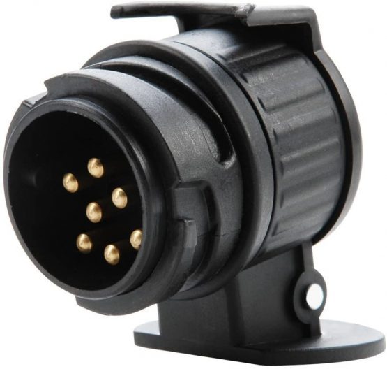 AKORD Waterproof Towing Bar Socket, 13 pin to 7 pin