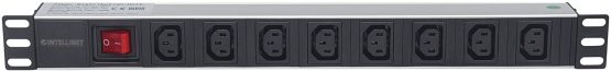 Intellinet 163620 19" 1U Rackmount 8-Output C13 Power Distribution Unit (PDU), With Removable Power Cable and Rear C14 Input - Image 3
