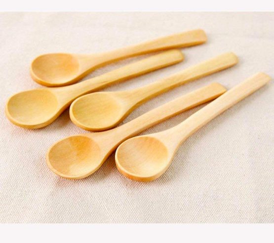 Wooden Spoon-Small Handmade Wooden Spoon, 10PCS 3.5in Small Wooden Serving Spoons Condiments Salt Spoons Honey Teaspoon Coffee Tea Sugar Salt Jam Mustard Ice Cream Spoons - Image 3
