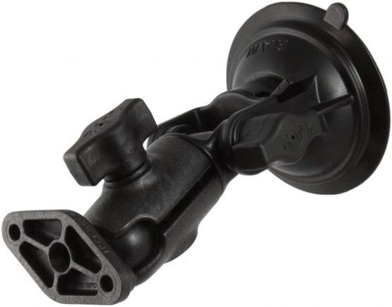 RAM-MOUNT -RAP-B-104-224 - Suction Cup Ratchet & Pivot Mount with Single Socket Arm