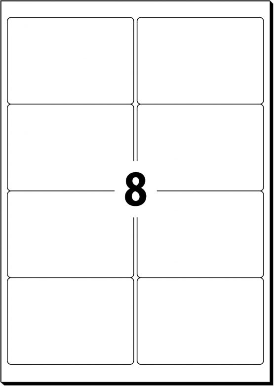 SIGEL LA322 Universal Address Labels, 9.91 x 6.77 cm, 200 lbl = 25 sheets, white - Image 2