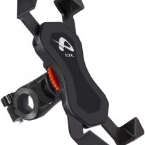 DXK Bike Phone Holder, 360°Rotation Universal Adjustable Bicycle Motorcycle Phone Mount Cradle Clamp for Motorbike, Moped, Scooter -Waterproof-AntiShake & NonSlip - 3.5 to 6.5 Inch Smartphone