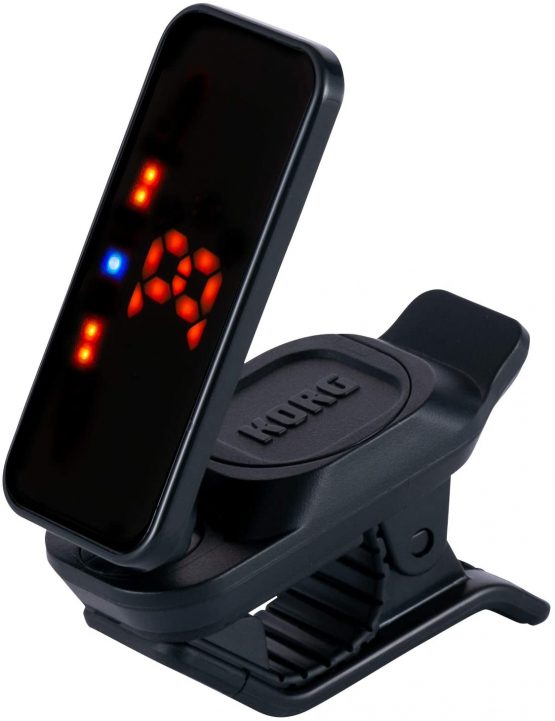 KORG PITCHCLIP2-PLUS Slimline Clip-On Guitar/Bass Tuner - Black - Image 2