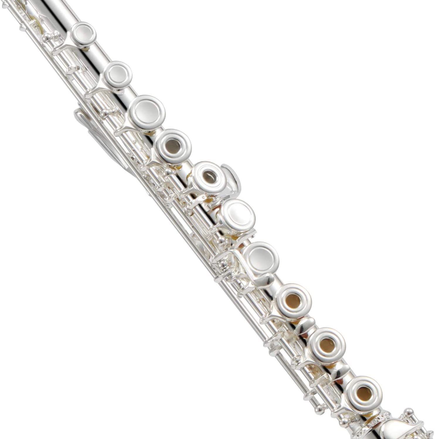 Eastar Flute C 16 Keys Silver Plated Open/Close Hole Flute Beginner