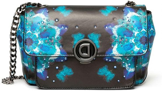 Desigual Women's Bols_Waterfall ZURICH Mini Shoulder Bag Black ()