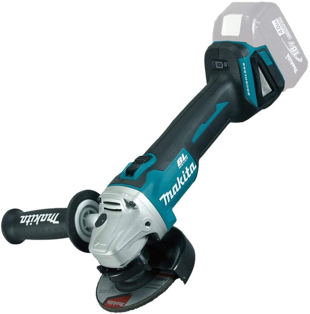 Makita DGA454Z LXT Brushless 18 V Angle Grinder Bare Unit, 115 mm ...