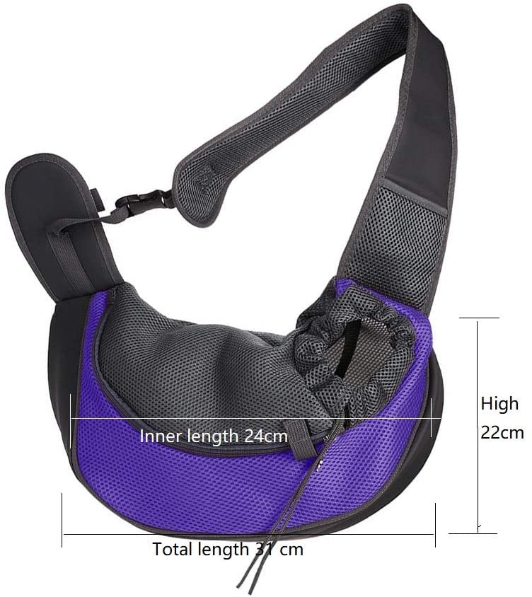 Homieco Pet Sling Carrier Bag, Pet Messenger Bag - Image 4