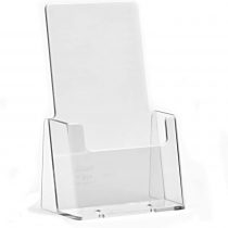 Taymar Flyer Stand / Leaflet Holder / Leaflet Stand 1 piece. DIN Lang (DL) transparent