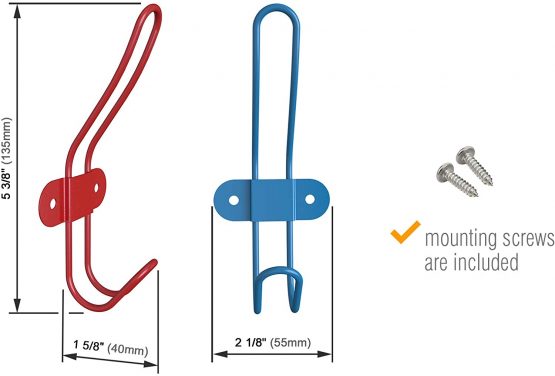 Tibres - Kids Wall Coat Hooks for Girls and Boys for Jackets Clothes Backpacks Robes and Towels - Children Colorful Wall Mounted Hanger Hook Rack for Use in Nursery Bedroom and Bathroom - Set of 10 - Image 2
