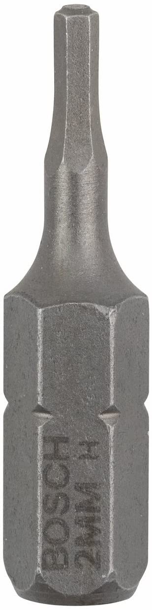 Bosch 2607001718 Extra Hard Screwdriver Bit, Gray, 25 mm