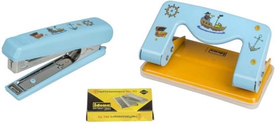 Idena 10495 Hole Punch and Stapler Set Pirate Design 1 Set