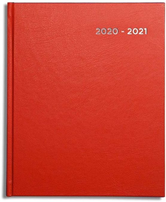 Pirongs Page-a-Day 2021-2022 Black Academic Diary (Slightly Wider Than A5)