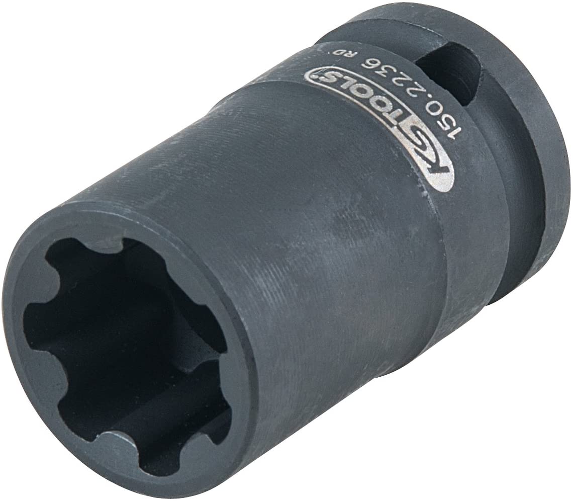 KS Tools 150.2236 1/2-Inch Brake Caliper Special Socket, AS 22, Black, 1/2 Zoll - Image 2
