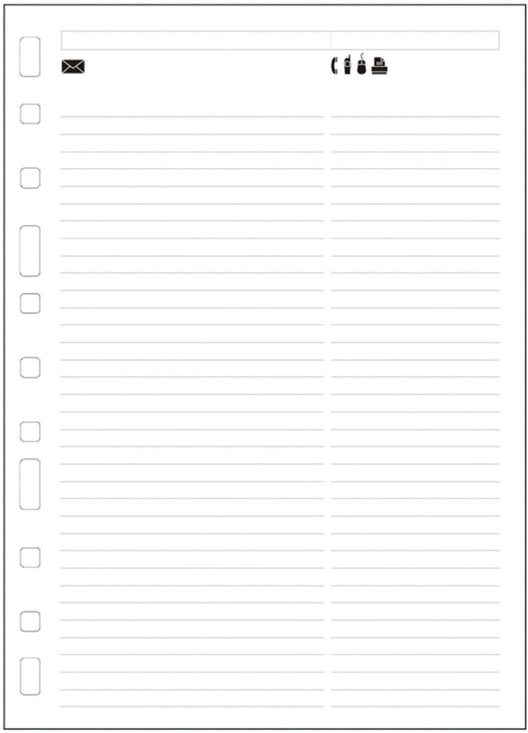 Finocam 3002 Multipurpose Phone Sheet, White, 155 x 215 (4º sobremesa vertical)