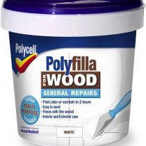 Polycell 5207197 Polyfilla Tub for Wood General Repairs, 380 g, White