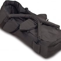 Hauck 2-in-1 Carrycot Convertible to Footmuff, Universal Carrycot for Pushchairs and Strollers, Compatible with 5-Point Harness, Black
