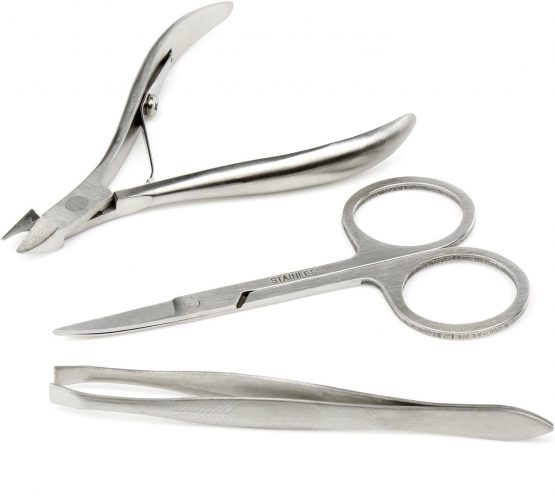H&S Nail Clippers Manicure Set Grooming Kit for Thick Nails Cuticle Remover Toe Nail Toenail Care Cutter Pedicure Travel Tool Kit Set Men Women - Image 4