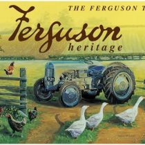 (Massey) Ferguson TE20 Heritage Large Steel Sign 40cm x 30cm (og)