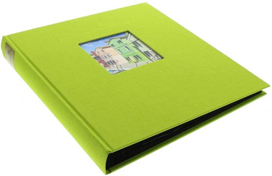 Goldbuch Photo Album with Window Cut-Out, Cardboard, Green, 30 x 31 cm - Image 2