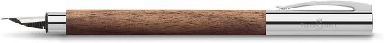 Faber- Castell Ambition Walnut Wood F Fountain Pen - Image 2