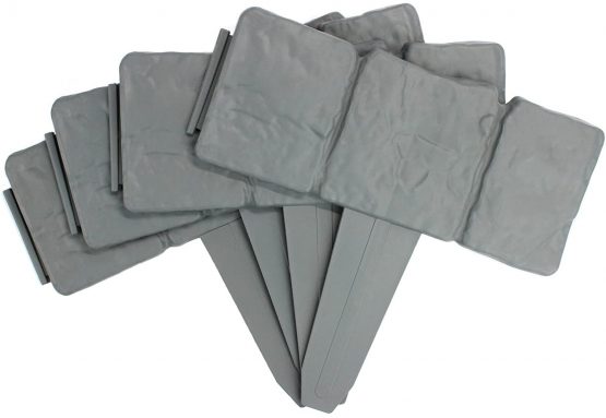 5M Grey Stone Effect Lawn Edging | Plant Bordering | Cobblestone Garden Border | Flower Bed & Grass | 20 Pieces | Pathway & Fence Edges | Pukkr - Image 2
