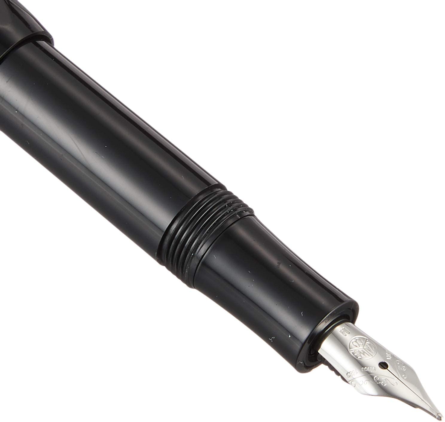 Kaweco SKYLINE SPORT Fountain Pen Black I Premium Writing Pen for Ink Cartridges 13 cm in Modern Design and Colour I Nib: M (Medium) - Image 3