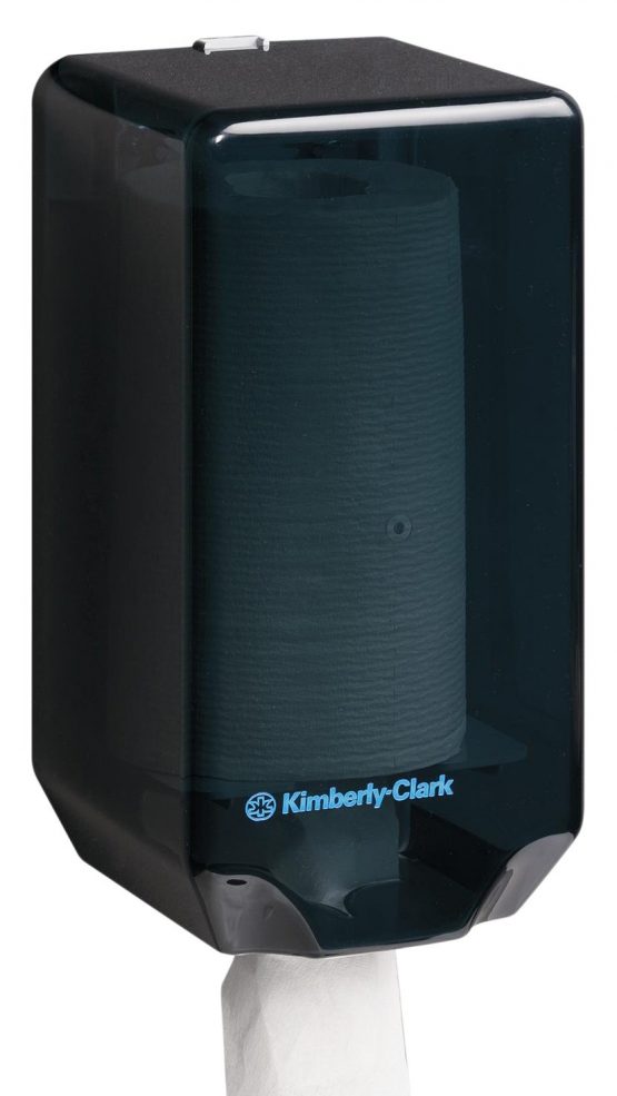 KIMBERLY-CLARK PROFESSIONAL* Centrefeed Wiper Dispenser (product code 7905) - Black