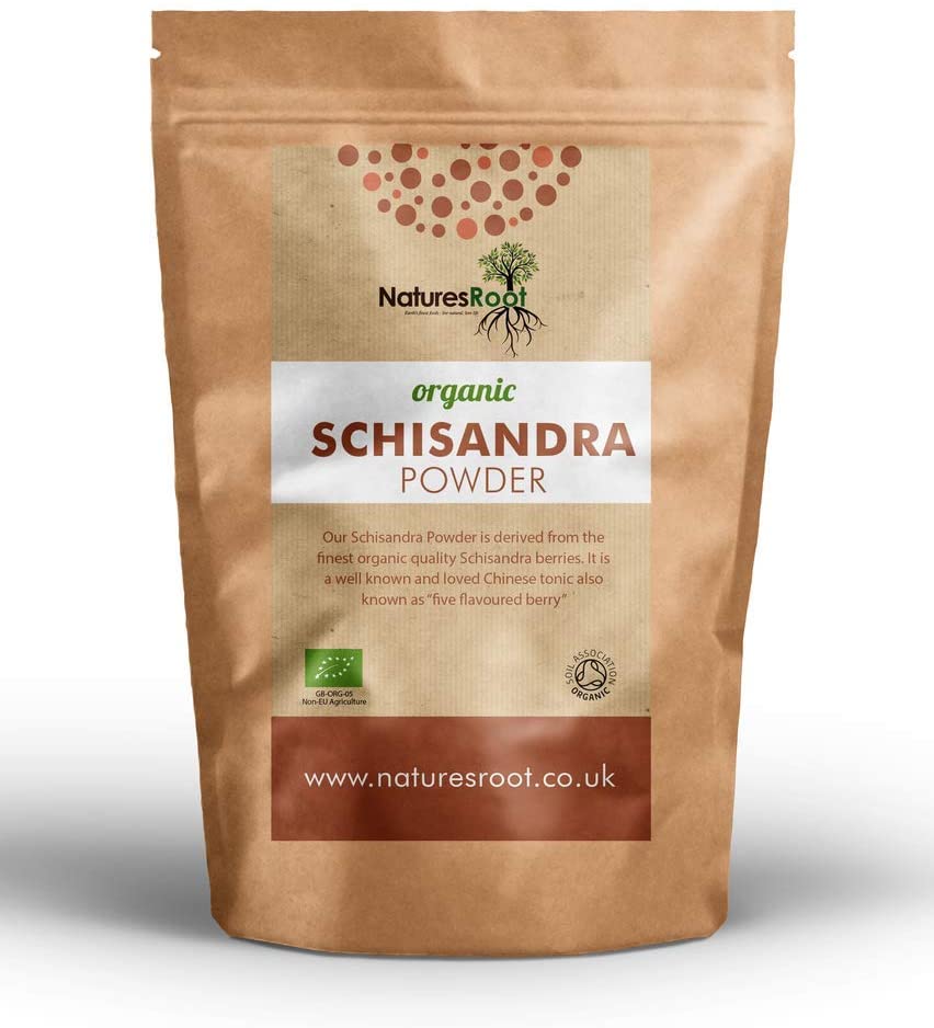 Nature’s Root Organic Schisandra Powder 250g - Schisandra Berry, 250 g (Pack of 1)