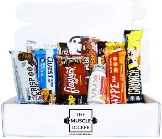 Protein bar Snack Box whey Protein Isolate Protein Cookies Healthy Snacks Low Calorie Protein Snacks Selection Packs Low carb high Protein flapjack Bars The Muscle Locker - Image 3