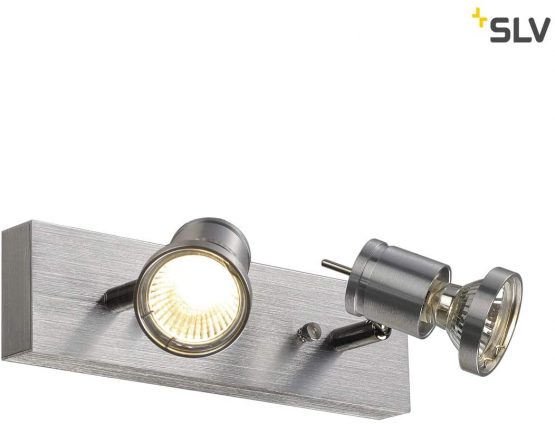 SLV ASTO 2 / Internal Illumination, Surface, Wall-Mounted Light, Ceiling spot / GU10 75W Aluminium, 75 W - Image 2