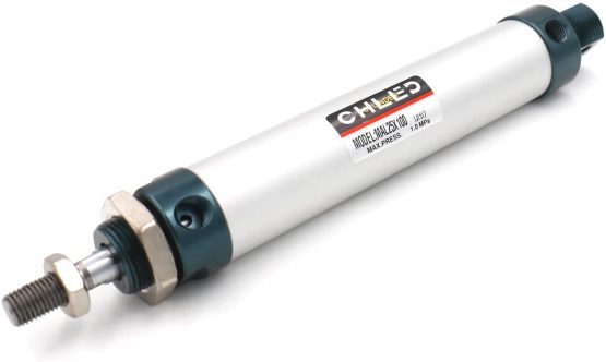 Heschen Pneumatic slim Air Cylinder MAL 25-100 PT1/8 port 25mm Bore 100mm Stroke Double Acting