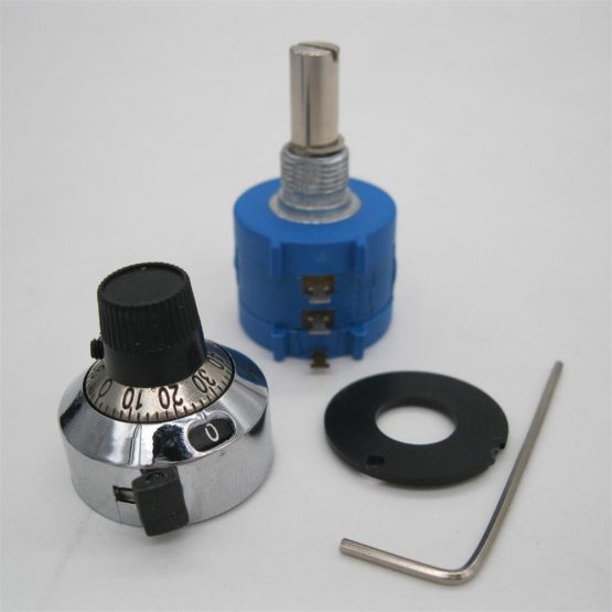 Taiss/1k ohm Potentiometer 3590S-2-102L 10-Turn Rotary Wire Wound Precision, Precision Multi turn Wirewound Potentiometer, with Rotary Knob - Image 4