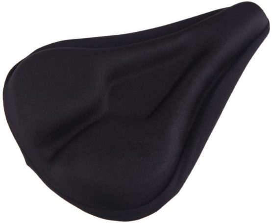 XPhonew Gel Bike Seat Cover, Best Bike Saddle Cover with Black Waterproof Saddle Cover - Extra Comfortable Gel Bicycle Seat for MTB Mountain Road Bike Saddle - Padded Bike Cushion Saddle Cover - Image 4