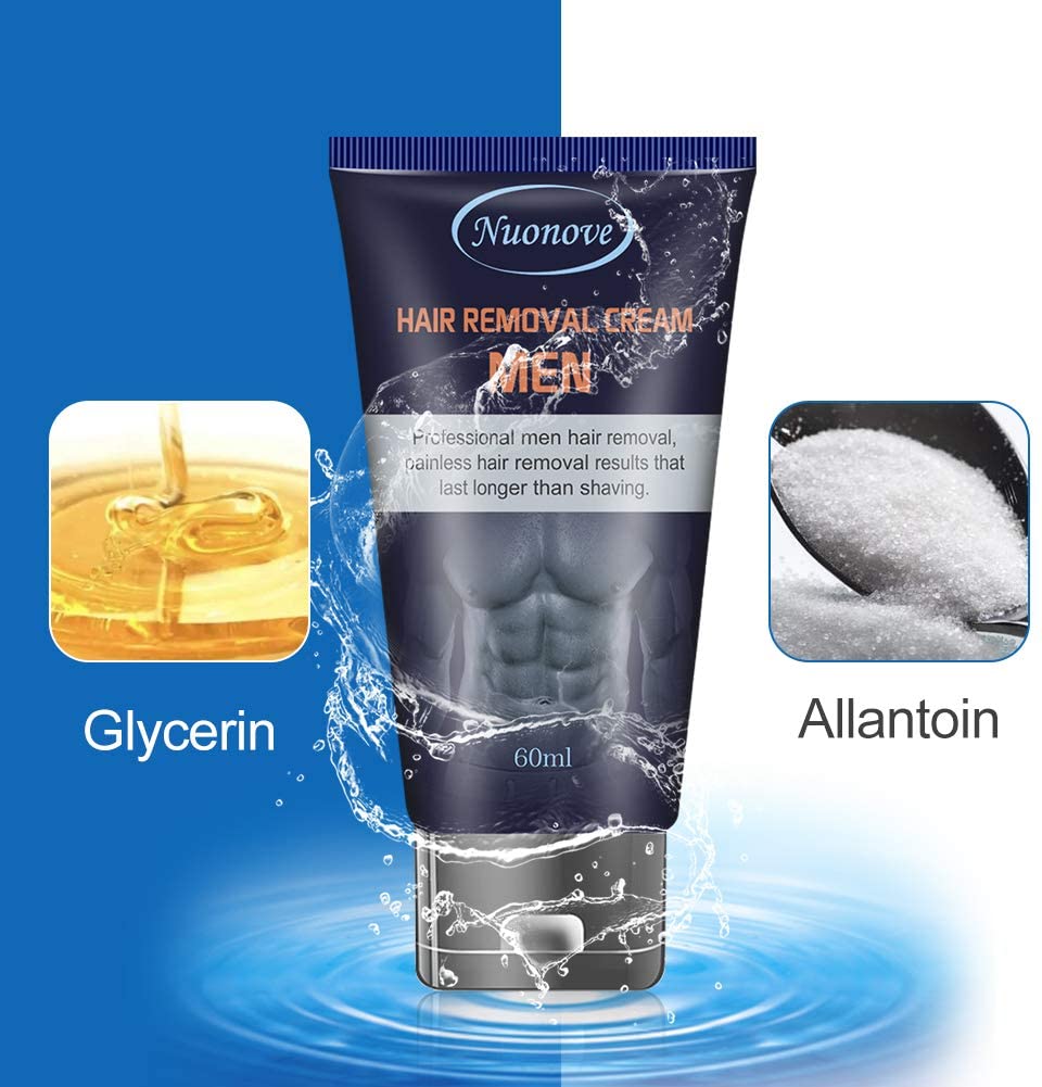 Mens Hair Removal Cream, Hair Removal Cream for Men, Depilatory Cream