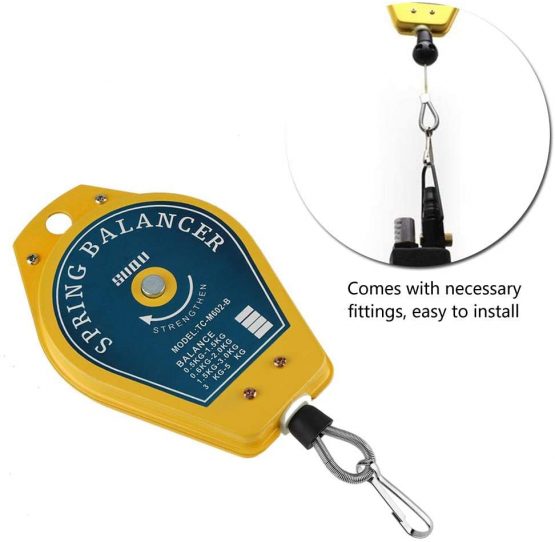 Retractable Spring Balancer, Spring Balancer Hanging Holder, 0.5-1.5kg Spring Balancer Hanging Tool for Assembly-line - Image 4