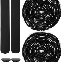 Grip Bar Tape, Durable Handlebar Tapes Anti-slip Cycling Handle Bar Wrap Universal Fitting for Various Bikes (black and white camouflage)