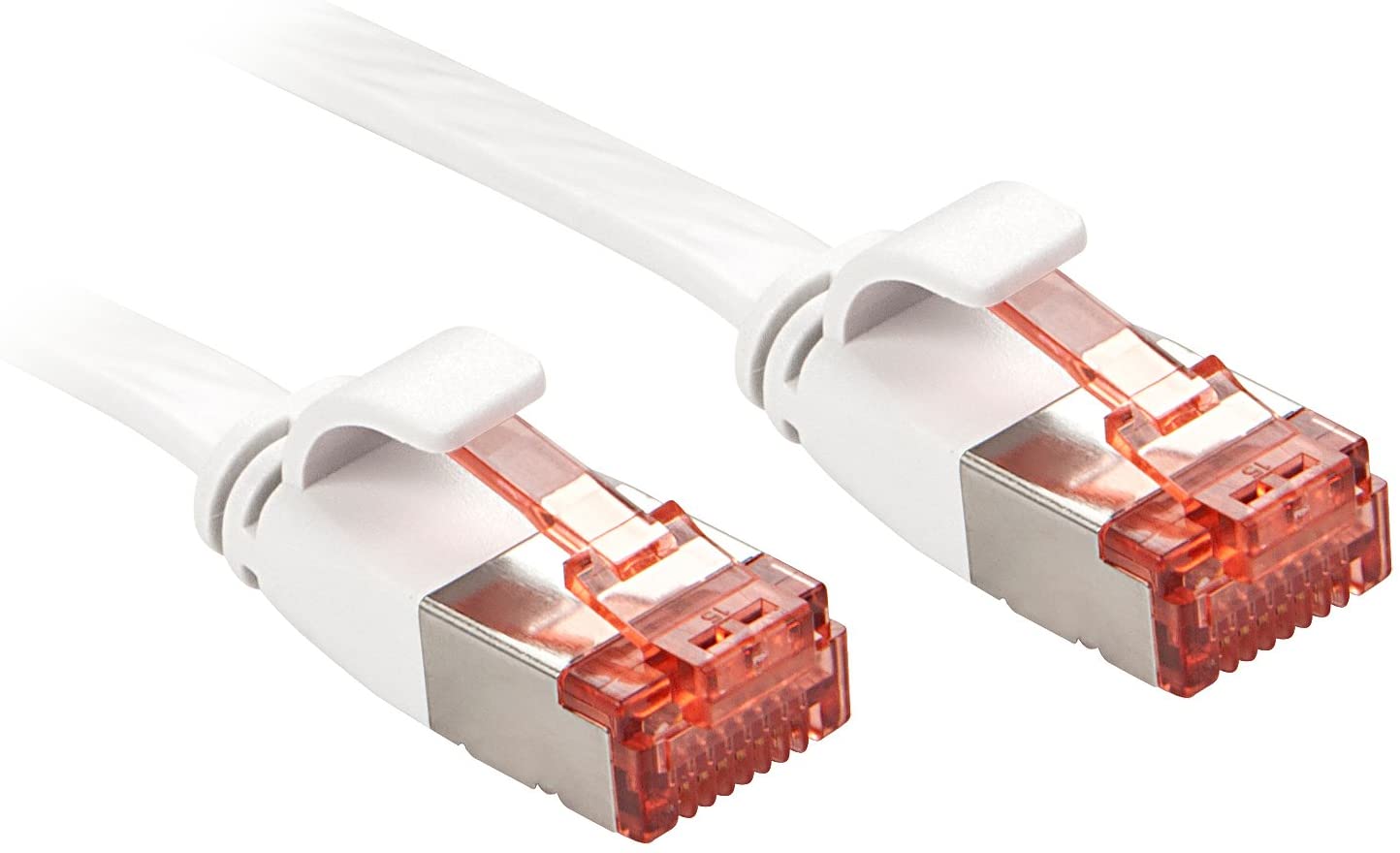 Lindy 47560 Ethernet Network Patch Cable Cat.6 U/FTP White white 2 m