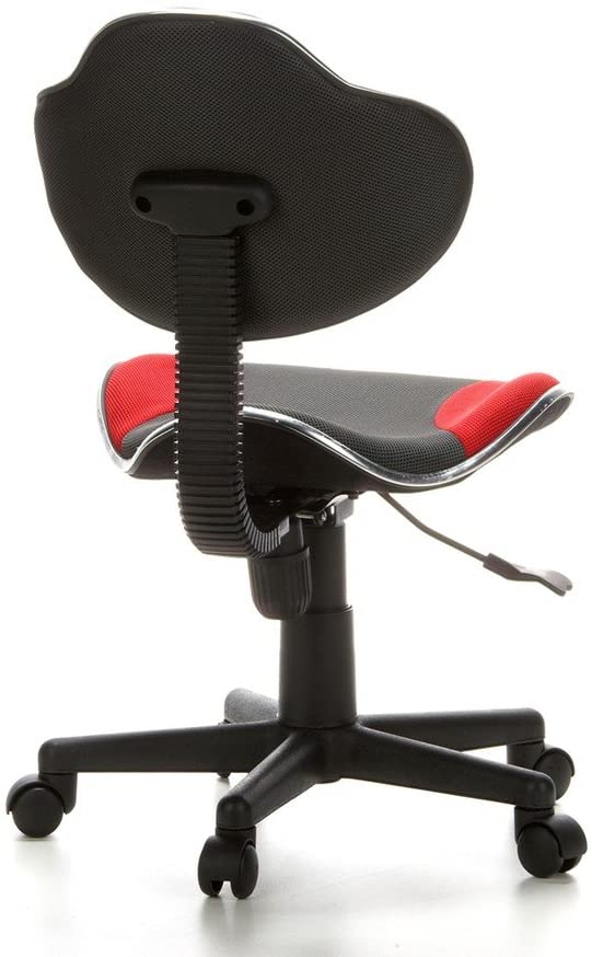 hjh OFFICE 633002 KIDDY GTI-2 swivel chair for children gray/red ergonomic - Image 4