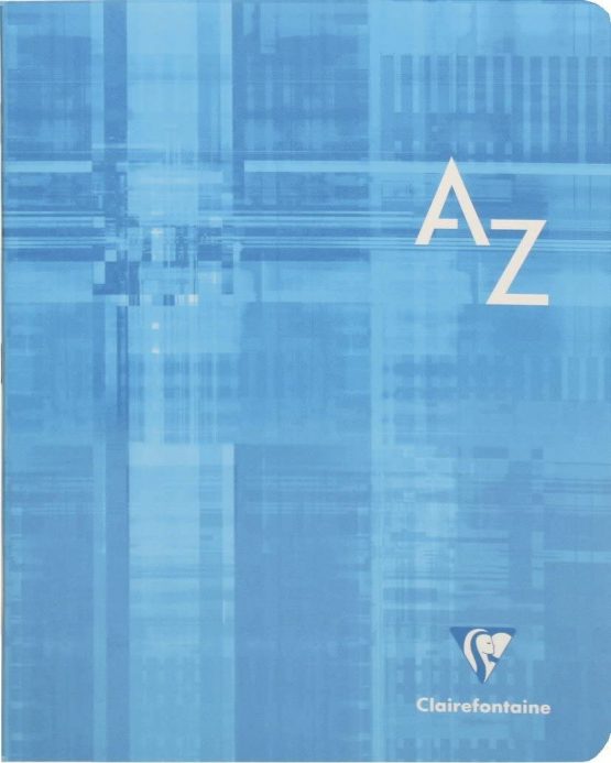Clairefontaine 63749C - Stapled Indexed Notebook, 17 x 22 cm, 96 pages, 90 g, small squares, laminated cover, Random Colour - Image 3
