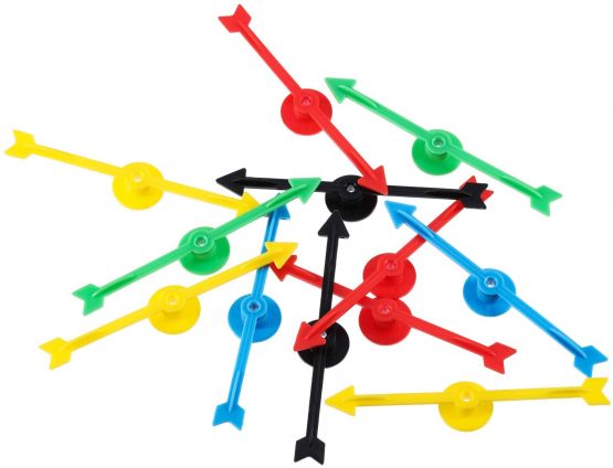 4 Inch Arrow Spinners Plastic Arrow Spinner in 5 Colors for School, Board Spinner(25 Pieces) - Image 2