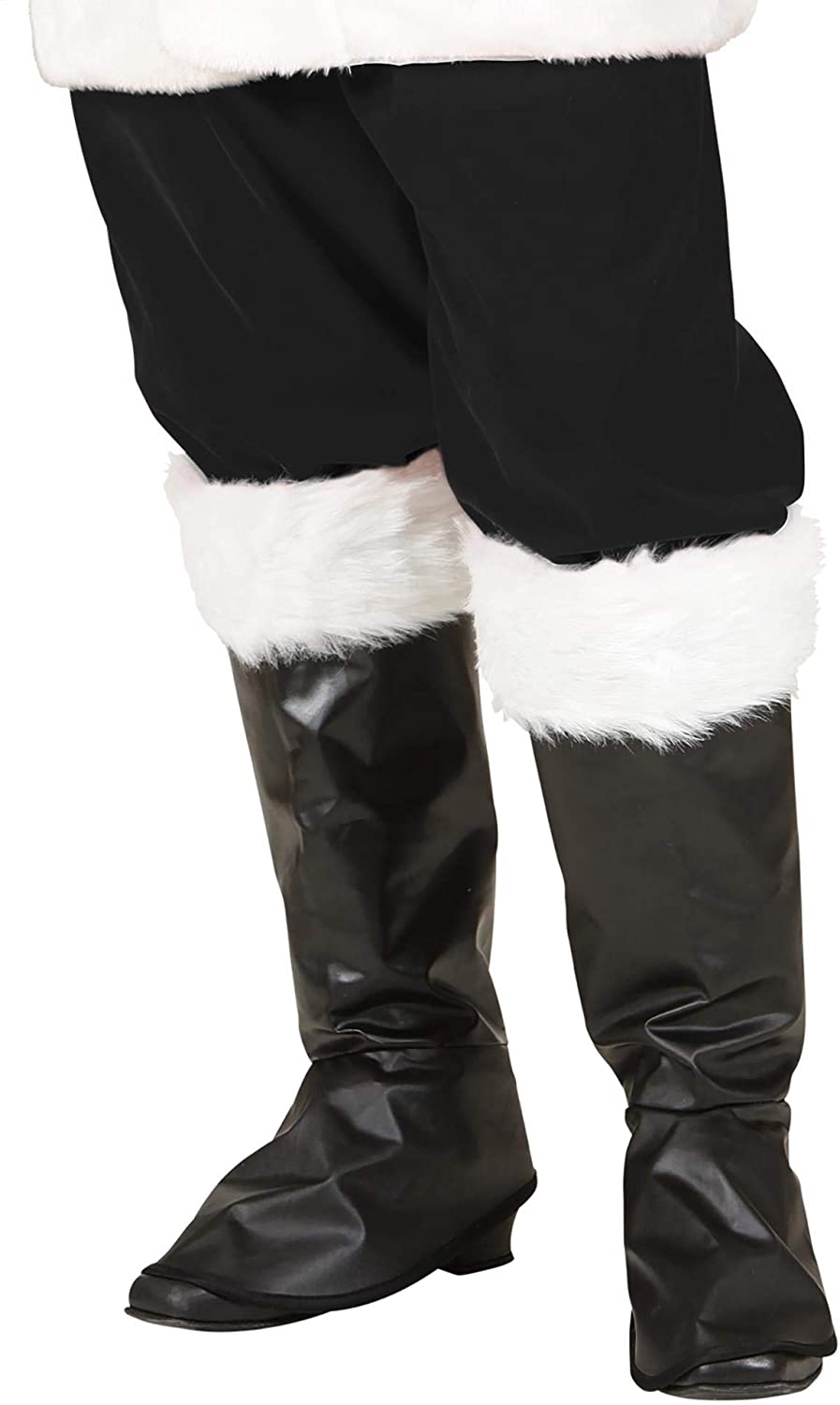 Santa Claus Boot Covers Accessory for Christmas Party Fancy Dress, Multi-coloured - Image 2