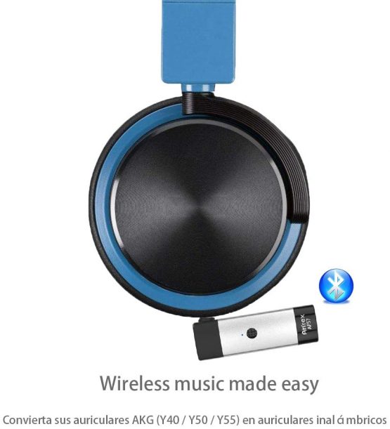 Airfrex Bluetooth Adapter for AKG Y40 / Y50 / Y55 Headphones, Bluetooth receiver and Wireless Converter Compatible with AKG Y40/ Y50/ Y55 Headphones - Image 2