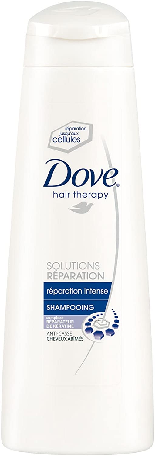 Dove Intense Repair Shampoo, for Damaged Hair Repairs & Nourishes, 250 ml, 250 ml (Pack of 1)