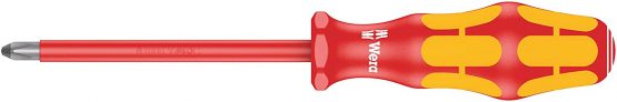 Wera 162 i PH Kraftform Plus Lasertip VDE Insulated Screwdriver, Phillips 2 x 100 mm, 05006154001