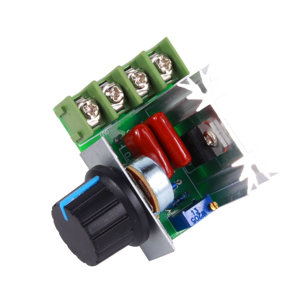 FTVOGUE 2000W AC Motor Speed Controller 50-220V 25A Adjustable Voltage Regulator Electronic Dimmer Thermostat Governing - Image 4
