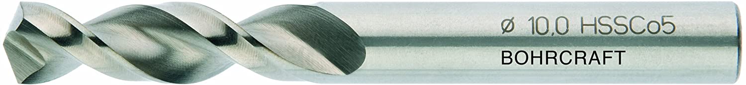 Bohrcraft Spiral Drill Bit DIN 1897 e Split Point Type N, Profi Plus 12.0 mm in Quadro Pack (1 Pack of 12650301200