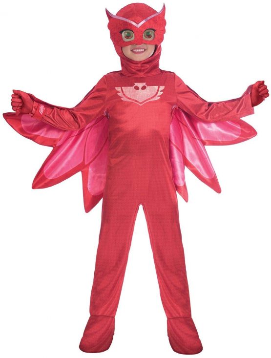 Amscan 9902960 Child Girls Official PJ Masks Licensed Owlette Deluxe Fancy Dress Costume (3-4 years)