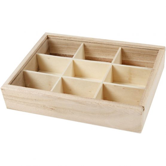 CREATIV 57454 1-Piece 17 x 13 cm Wooden Small Display Box Empress Tree - Image 2